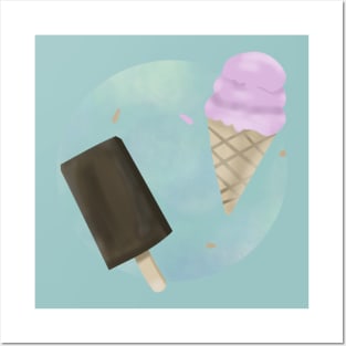 Ice cream Posters and Art